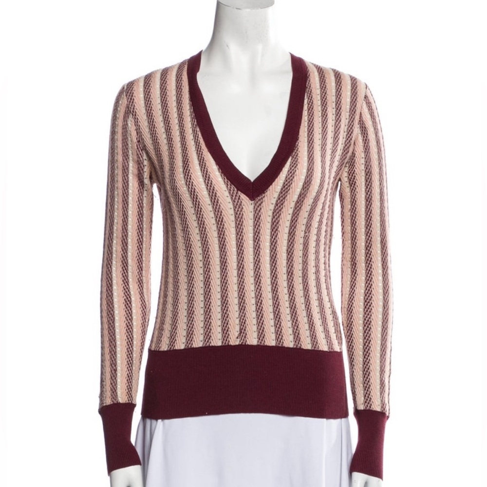 EUC Equipment Equipment Pierette Silk-Blend Sweater Size XS